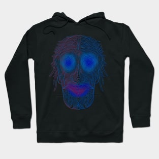 Weird bug eyed face drawing Hoodie